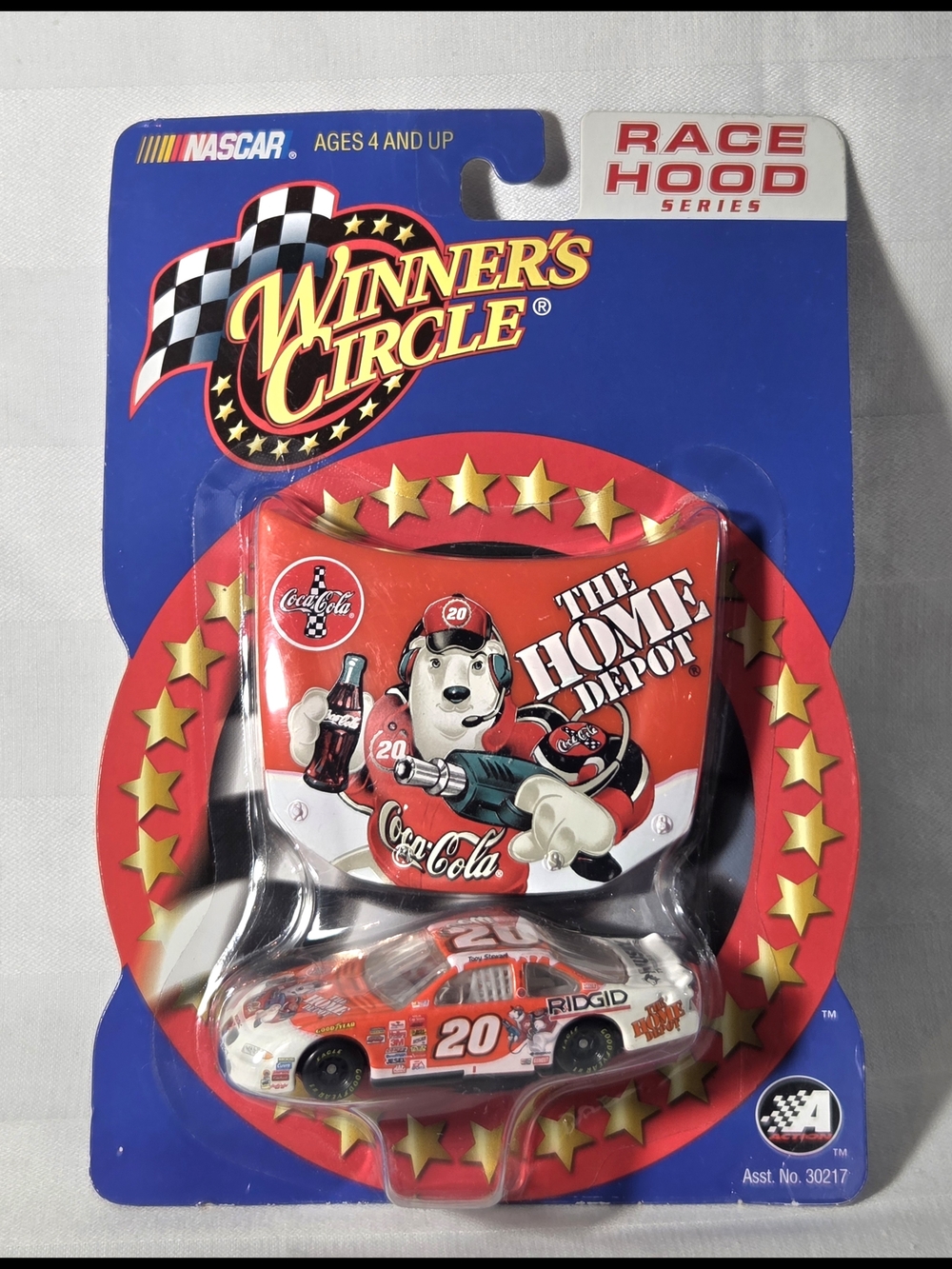 Tony Stewart #20 1:64 Coca Cola Action Winner Circle Diecast Nascar IOP